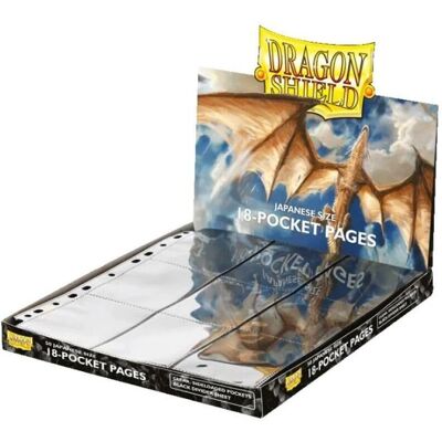 Dragon Shield Japanese 18 Pocket Pages - Card Binder Sheets Dragon Shield Japanese 18 Pocket Pages - Card Binder Sheets