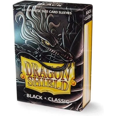 Dragon Shield avec Face Transparente et Dos Noirs Boîte de 60 - Publicité Dragon Shield avec Face Transparente et Dos Noirs Boîte de 60 - Publicité