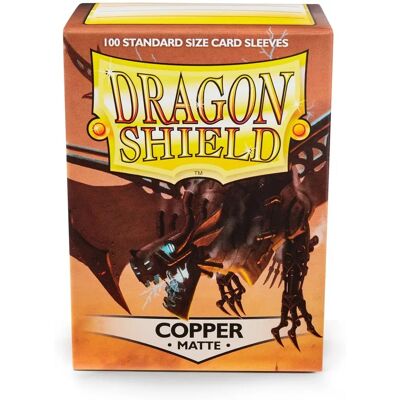 Dragon Shield Matte Card Hüllen - Passt 75 Spielkarten - Kupfer Dragon Shield Matte Card Hüllen - Passt 75 Spielkarten - Kupfer
