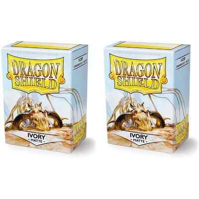 Dragon Shield Card sleeves bege Ivory - Acessórios para jogos Dragon Shield Card sleeves bege Ivory - Acessórios para jogos