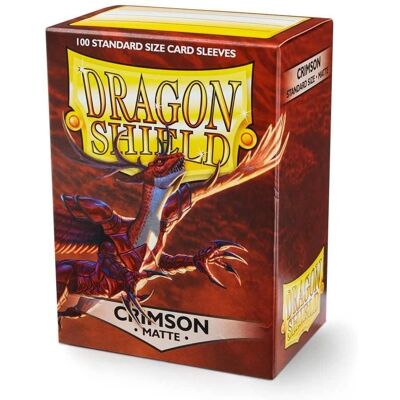 Dragon Shield Mat Rouge Carmin - Protège-cartes 75 Dragon Shield Mat Rouge Carmin - Protège-cartes 75