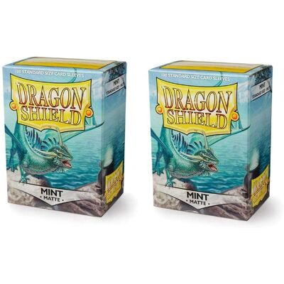 Protèges cartes Dragon Shield Menthe - Jusqu'à 63x88 mm Protèges cartes Dragon Shield Menthe - Jusqu'à 63x88 mm