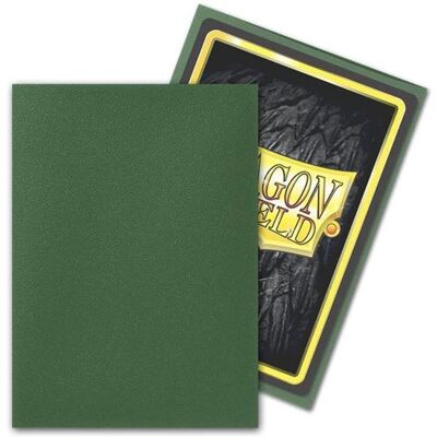 Protèges-cartes mates Dragon Shield Vert Forêt - Protège-cartes Protèges-cartes mates Dragon Shield Vert Forêt - Protège-cartes
