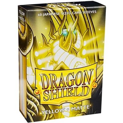Dragon Shield Gelb Matte Japanische Kartenhüllen - 60 Dragon Shield Gelb Matte Japanische Kartenhüllen - 60