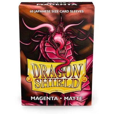 Dragon Shield Magenta Japanische Kartenhüllen - 60 Stück - Kartentyp Dragon Shield Magenta Japanische Kartenhüllen - 60 Stück - Kartentyp