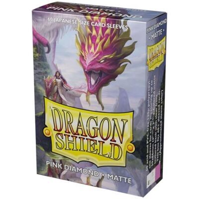Arcane Tinmen Dragon Shield Diamante Rosa Sleeve para Cartas Japonesas - Protetores de Cartas Arcane Tinmen Dragon Shield Diamante Rosa Sleeve para Cartas Japonesas - Protetores de Cartas
