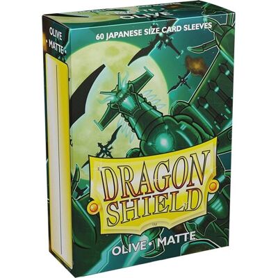 Arcane Tinmen Dragon Shield Matt Oliv Japanische Hüllen - Kartenhüllen Arcane Tinmen Dragon Shield Matt Oliv Japanische Hüllen - Kartenhüllen
