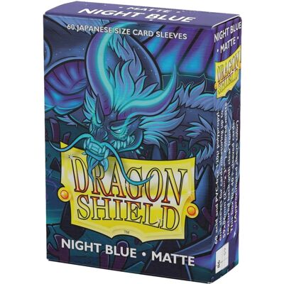 Dragon Shield Night Blue Pochettes Japonaises Mat - Pochettes pour cartes japonaises - Publicité Dragon Shield Night Blue Pochettes Japonaises Mat - Pochettes pour cartes japonaises - Publicité