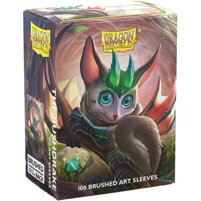 Arcane Tinmen Dragon Shield The Bushdrake Brushed ART Sleeves - Standard Size - Trading Card Sleeves Arcane Tinmen Dragon Shield The Bushdrake Brushed ART Sleeves - Standard Size - Trading Card Sleeves