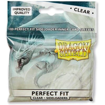 Protection intérieure durable Dragon Shield - 100 pièces transparentes - Type de carte Protection intérieure durable Dragon Shield - 100 pièces transparentes - Type de carte