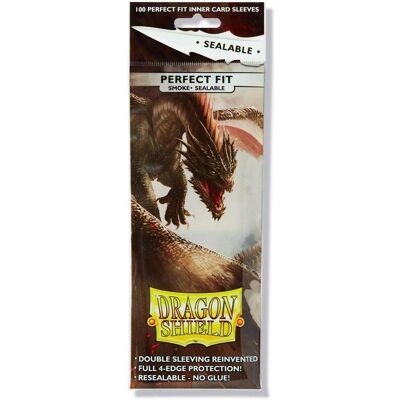 Dragon Shield Capas de Polipropileno Padrão 100 Ajuste Perfeito Transparente Fumaça Dragon Shield Capas de Polipropileno Padrão 100 Ajuste Perfeito Transparente Fumaça