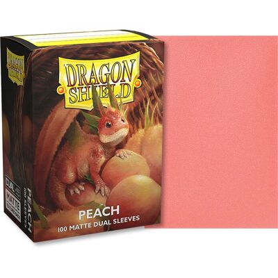 Dragon Shield Brzoskwinia Pokrowce na karty - Matowe wykończenie Dragon Shield Brzoskwinia Pokrowce na karty - Matowe wykończenie