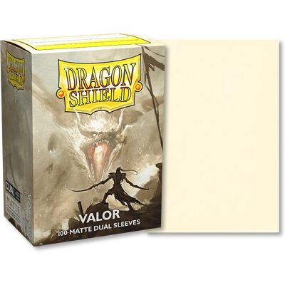 Dragon Shield Modèle AT-15059 - 100 Protégés Cartes Mat Duales - Valor Dragon Shield Modèle AT-15059 - 100 Protégés Cartes Mat Duales - Valor