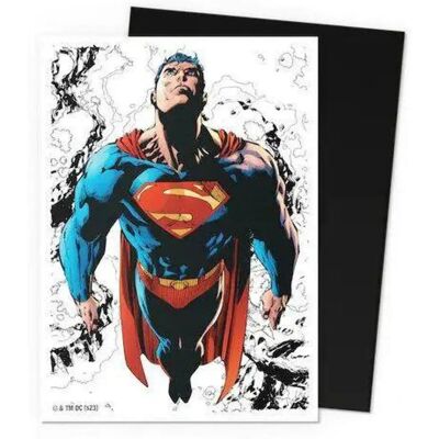Protèges Cartes Superman Art Mat - Qualité Premium - Publicité Protèges Cartes Superman Art Mat - Qualité Premium - Publicité