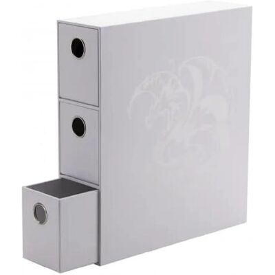 Dragon Shield Fortress Card Drawers - White / Blackfire - Card Drawers Dragon Shield Fortress Card Drawers - White / Blackfire - Card Drawers