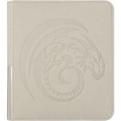 Dragon Shield Card Codex Zipster Binder Small - Ashen White - Card Binder Dragon Shield Card Codex Zipster Binder Small - Ashen White - Card Binder