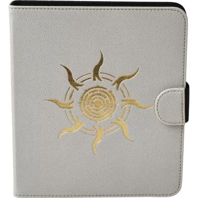 Arcane Tinmen Ashen White Dragon Shield Card Holder - Roleplaying Portfolio Arcane Tinmen Ashen White Dragon Shield Card Holder - Roleplaying Portfolio