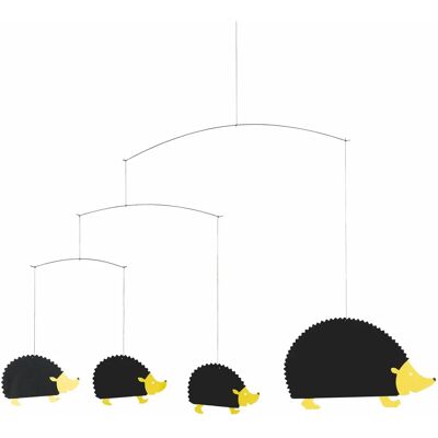Flensted Mobiles - Igel Mobile - Noir Jaune - Mobile - Publicité Flensted Mobiles - Igel Mobile - Noir Jaune - Mobile - Publicité