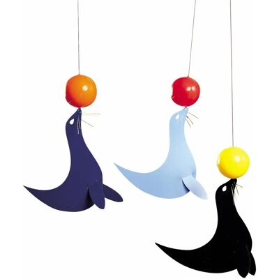 Mobile Flensted - Phoques - Mobile avec Phoques et Boîte Cadeau - Publicité Mobile Flensted - Phoques - Mobile avec Phoques et Boîte Cadeau - Publicité