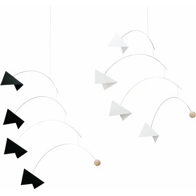 Flensted Mirage Mobile - Blanc/Noir - Mobile Flensted Mirage Mobile - Blanc/Noir - Mobile