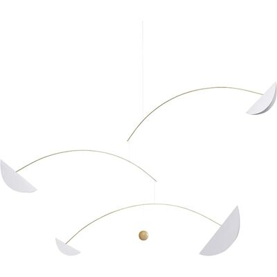 Flensted Mobiles - Mobile Vie & Fil, blanc / or - Mobile - Publicité Flensted Mobiles - Mobile Vie & Fil, blanc / or - Mobile - Publicité
