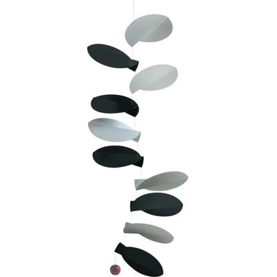Flensted Mobiles Mobile Turning Leaves - Noir / Blanc Flensted Mobiles Mobile Turning Leaves - Noir / Blanc