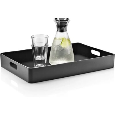 Eva Solo - Vassoio di servizio - Nero - Acciaio inossidabile - 50x34 cm Eva Solo - Vassoio di servizio - Nero - Acciaio inossidabile - 50x34 cm