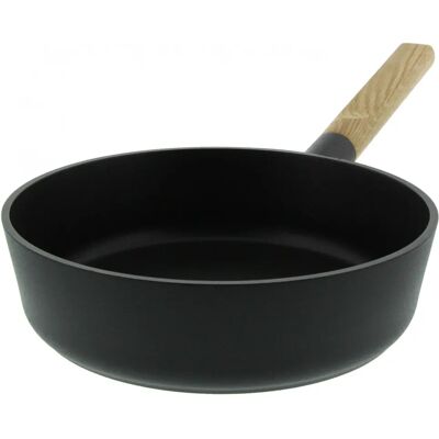 Eva Solo Nordic Kitchen Bratpfanne - 24cm - Schwarz & Eiche - Antihaft Eva Solo Nordic Kitchen Bratpfanne - 24cm - Schwarz & Eiche - Antihaft