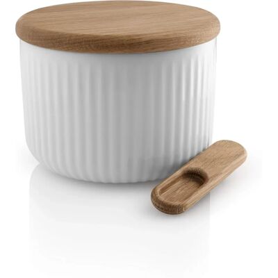 Eva Solo Eva Trio - Saltbeholder med lokk og skje - Hvit - Salt Container Eva Solo Eva Trio - Saltbeholder med lokk og skje - Hvit - Salt Container