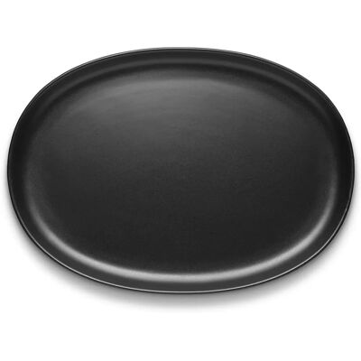 Eva Solo Nordic Kitchen Schwarzes Keramik-ovales Teller-Set - Geschirr Eva Solo Nordic Kitchen Schwarzes Keramik-ovales Teller-Set - Geschirr