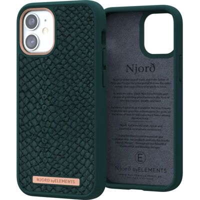 Coque Njord en Cuir de Saumon pour iPhone 12 Mini - Résistance aux chocs - Publicité Coque Njord en Cuir de Saumon pour iPhone 12 Mini - Résistance aux chocs - Publicité