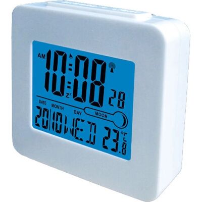 Denver REC-34 Weiß Blau Digitaler Wecker Denver REC-34 Weiß Blau Digitaler Wecker
