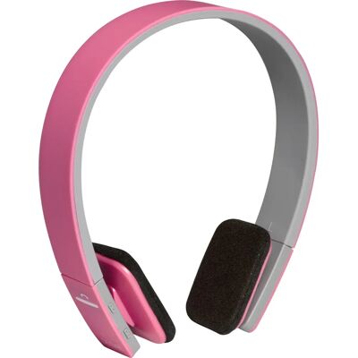 Auriculares Bluetooth DENVER BTH-204PINK - Inalámbrico y con cable Micrófono Rosa Auriculares Bluetooth DENVER BTH-204PINK - Inalámbrico y con cable Micrófono Rosa