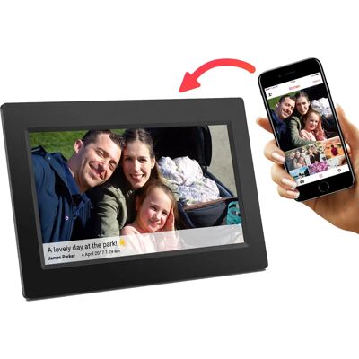 Denver PFF-710BLACKMK2 - Cadre Photo Numérique Tactile 7 pouces - Publicité Denver PFF-710BLACKMK2 - Cadre Photo Numérique Tactile 7 pouces - Publicité