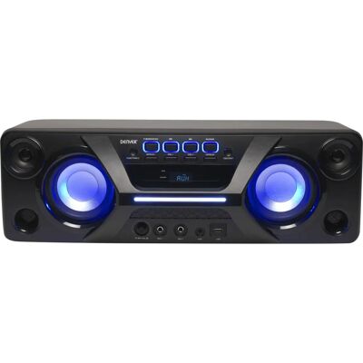 Denver BTB-410NR Tragbarer Stereo Lautsprecher - 40W Schwarz Denver BTB-410NR Tragbarer Stereo Lautsprecher - 40W Schwarz