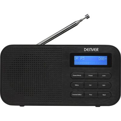 Radio Numérique Portable Denver DAB-42 - Noir - Publicité Radio Numérique Portable Denver DAB-42 - Noir - Publicité