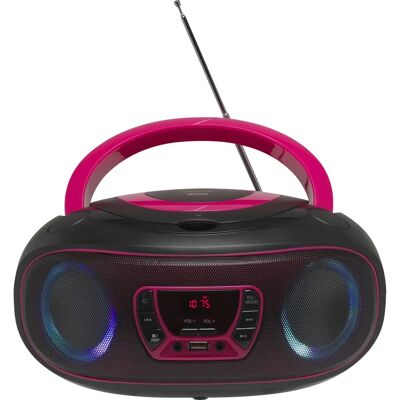 Denver TCL-212BT Rose Lecteur de CD Portable - Lecteur de CD Portable Denver TCL-212BT Rose Lecteur de CD Portable - Lecteur de CD Portable