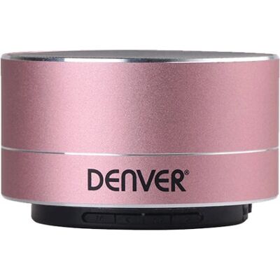 Denver BTS-32 Tragbarer Bluetooth-Lautsprecher - Pink - 3W - Kompakt Denver BTS-32 Tragbarer Bluetooth-Lautsprecher - Pink - 3W - Kompakt