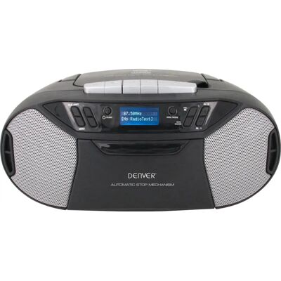 Denver TDC-250 Lettore CD Portatile - Nero, Argento - Lettore CD Denver TDC-250 Lettore CD Portatile - Nero, Argento - Lettore CD