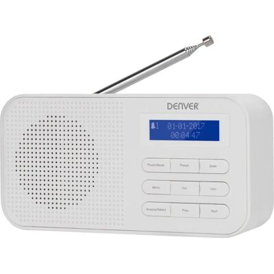 Denver DAB-42 Weiß Digitalradio mit Wecker Denver DAB-42 Weiß Digitalradio mit Wecker