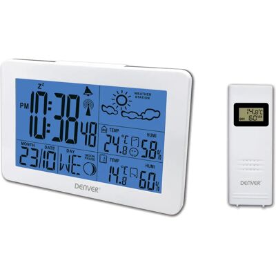 Stazione meteorologica multifunzione Denver WS-530 Bianca - Stazione meteorologica Stazione meteorologica multifunzione Denver WS-530 Bianca - Stazione meteorologica