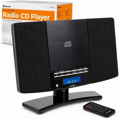 Denver - MC-5220 MK2 - Black - CD Player Denver - MC-5220 MK2 - Black - CD Player