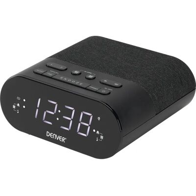 Sveglia Denver CRQ-107 - Ricarica Wireless - Timer di Sonno Sveglia Denver CRQ-107 - Ricarica Wireless - Timer di Sonno
