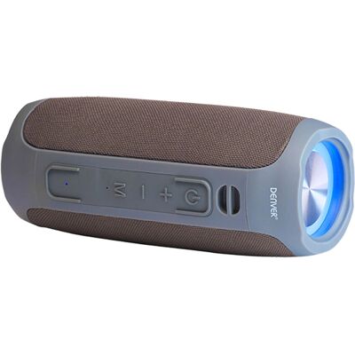 Denver BTV-220 Grau Tragbarer Bluetooth-Lautsprecher Stereo Denver BTV-220 Grau Tragbarer Bluetooth-Lautsprecher Stereo