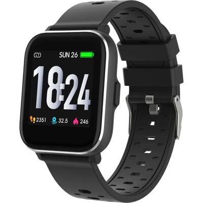Denver SW-162 Noir - Montre connectée avec écran tactile & suivi fitness Denver SW-162 Noir - Montre connectée avec écran tactile & suivi fitness