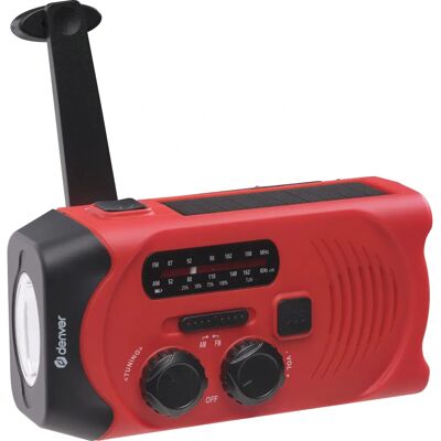 Radjo ratunkowe solarne Denver SCR-2000 - Radio, Latarka, Powerbank Radjo ratunkowe solarne Denver SCR-2000 - Radio, Latarka, Powerbank