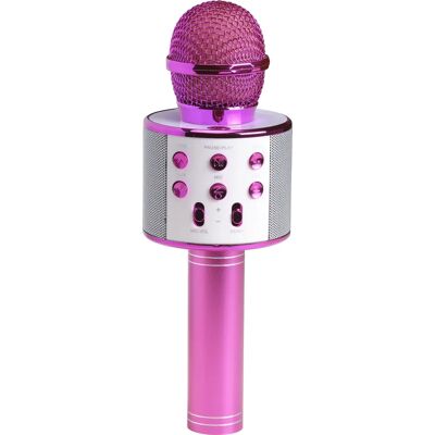 Denver KMS-20P Pink Bluetooth Karaoke Mikrofon - Mikrofon Denver KMS-20P Pink Bluetooth Karaoke Mikrofon - Mikrofon