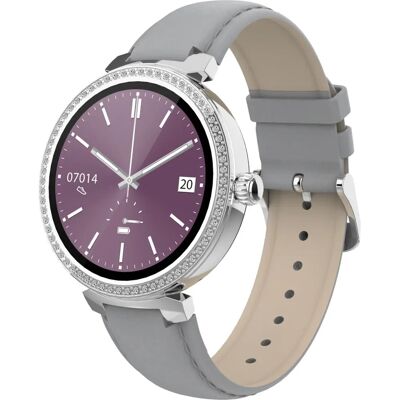 Denver Smartwatch med puls og ilt i blodet - Sølv - 3,05cm IPS Skærm Denver Smartwatch med puls og ilt i blodet - Sølv - 3,05cm IPS Skærm