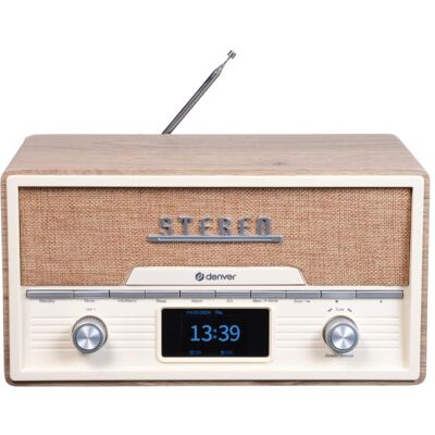 Denver MDA-525LW Lettore CD Personale in Legno - Radios Denver MDA-525LW Lettore CD Personale in Legno - Radios