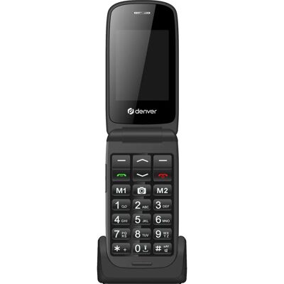 Denver BAS-24600L Senior flip telefoon 2,4" - Senior telefoon Denver BAS-24600L Senior flip telefoon 2,4" - Senior telefoon